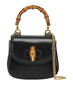 Bamboo 1947 Top Handle, Leather, Black, 2184, DB/B/S, 3*